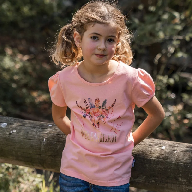 - Automatic induction pet water dispenserWrangler Girls Paige Short Sleeve T-Shirt
