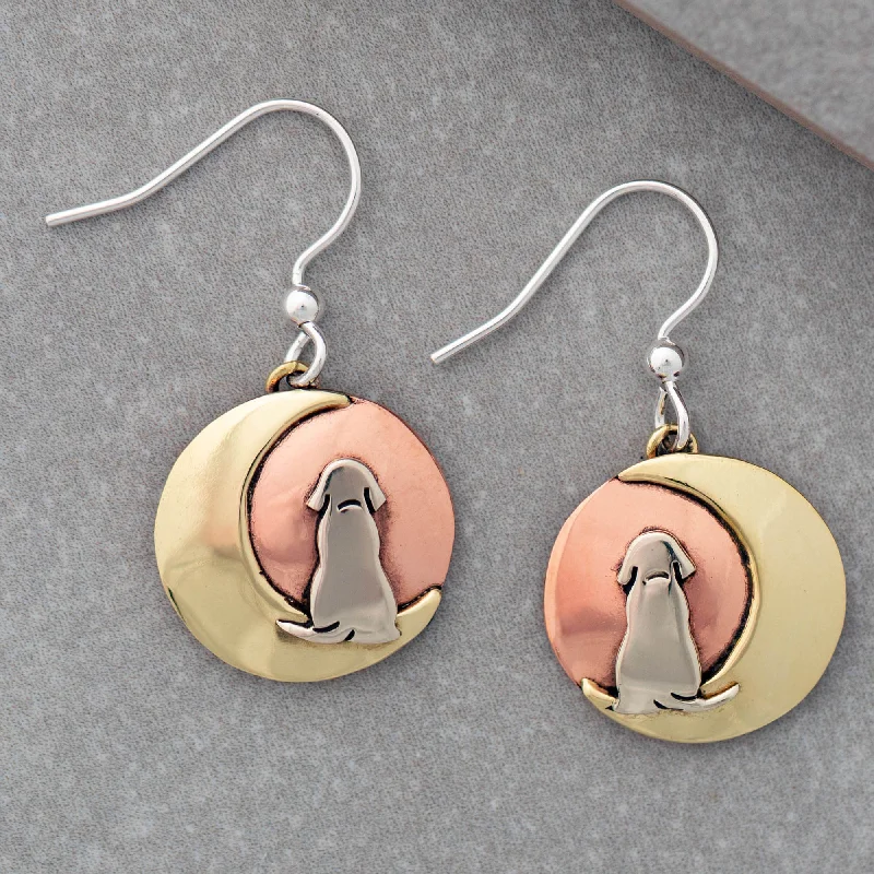 - Hamster silent running wheel to prevent chewingMoonlight Dog Earrings | Fair Trade