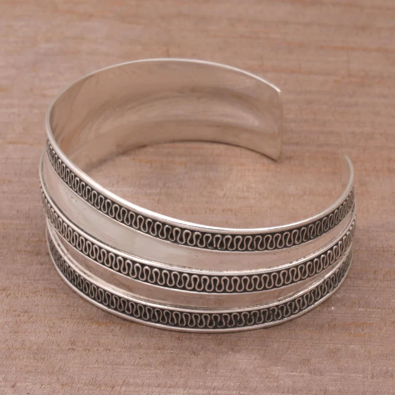 - Pet vitamin complex nutrition tabletsBalinese Ruffles Sterling Silver Cuff Bracelet