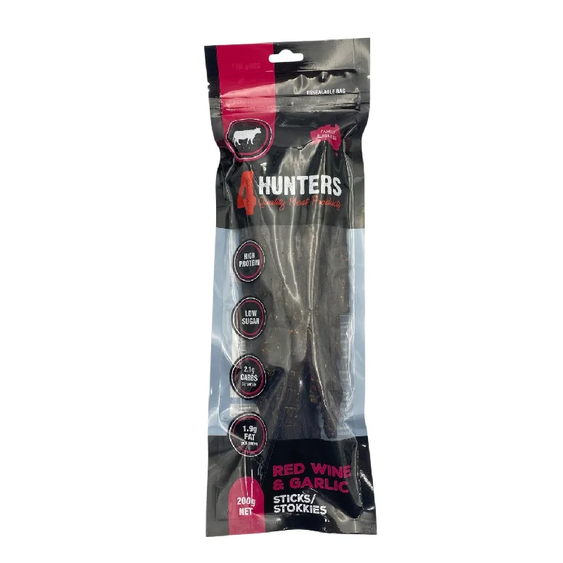 - Durable nylon dog leash wholesale4 Hunters Red Wine & Garlic Jerky Sticks 200g