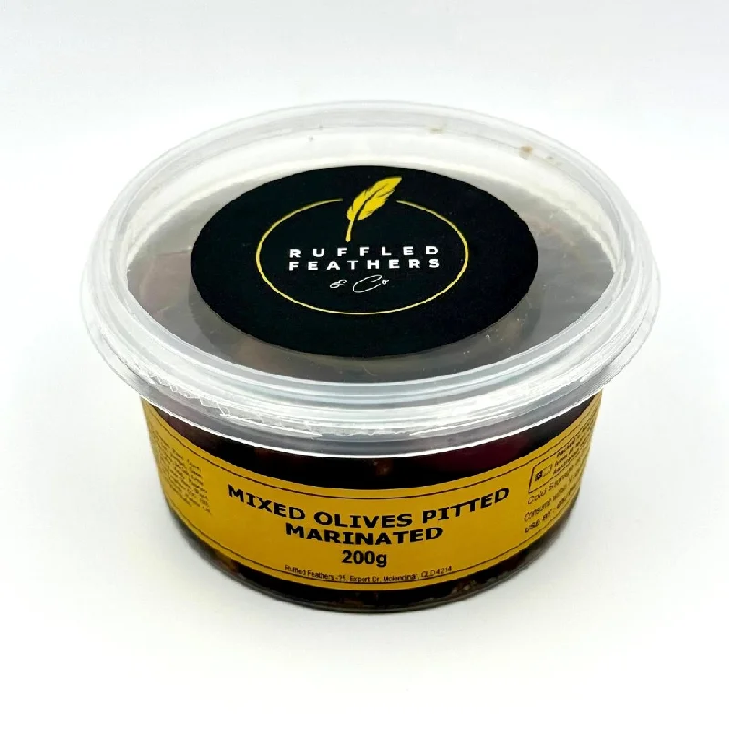 - Cat stress soothing sprayMixed Olives Pitted Marinated - Ruffled Feathers 200g