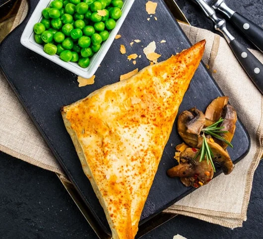 ---Steak & Mushroom Filo Pastry