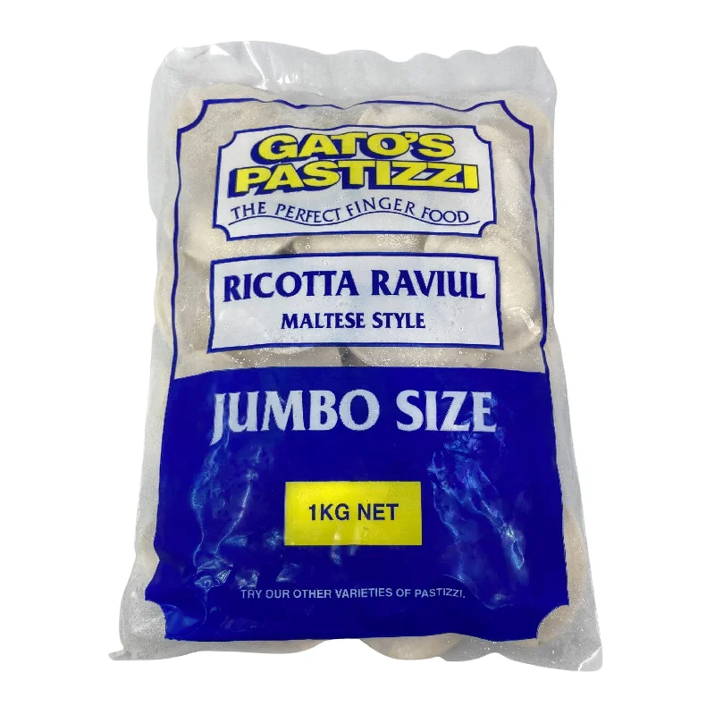 - Air box TSA certified check-inGato's Pastizzi Jumbo Ricotta Raviul 1kg
