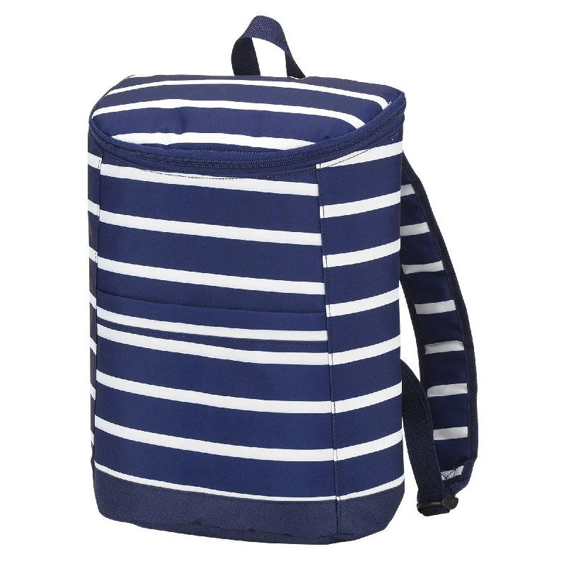 - Pet fence foldable indoorNavy Stripe Cooler Backpack