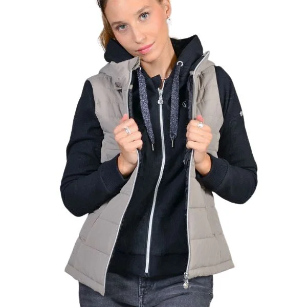 - Solid wood cat climbing frame customizedHarcour Boheme Body Warmer Taupe