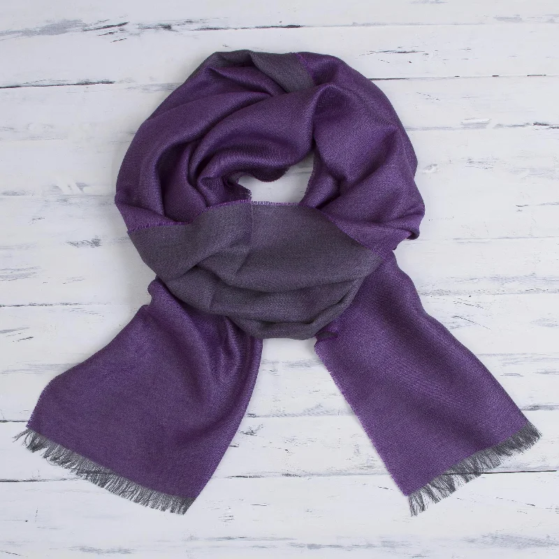 - Solid wood cat climbing frame customizedOptions in Plum Alpaca and Silk Blend Scarf