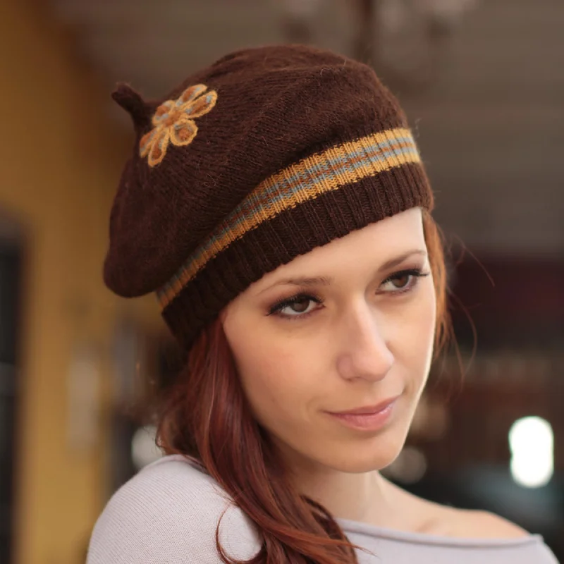 - Car dog seat beltSunflower 100% Alpaca Hat