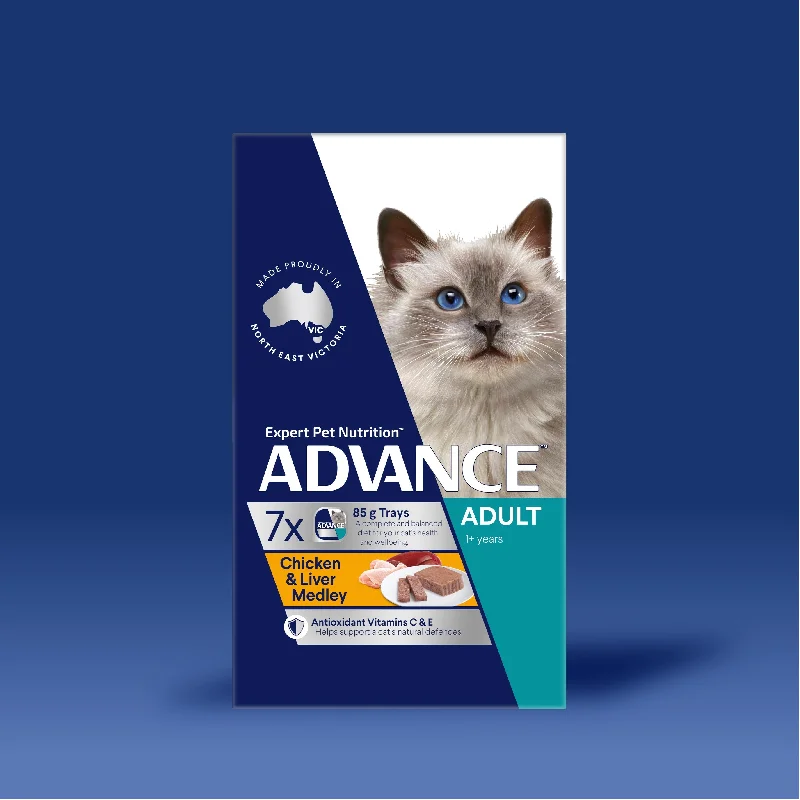 - Pet stroller can be taken on the planeADVANCE™ Adult Chicken & Liver Medley Trays
