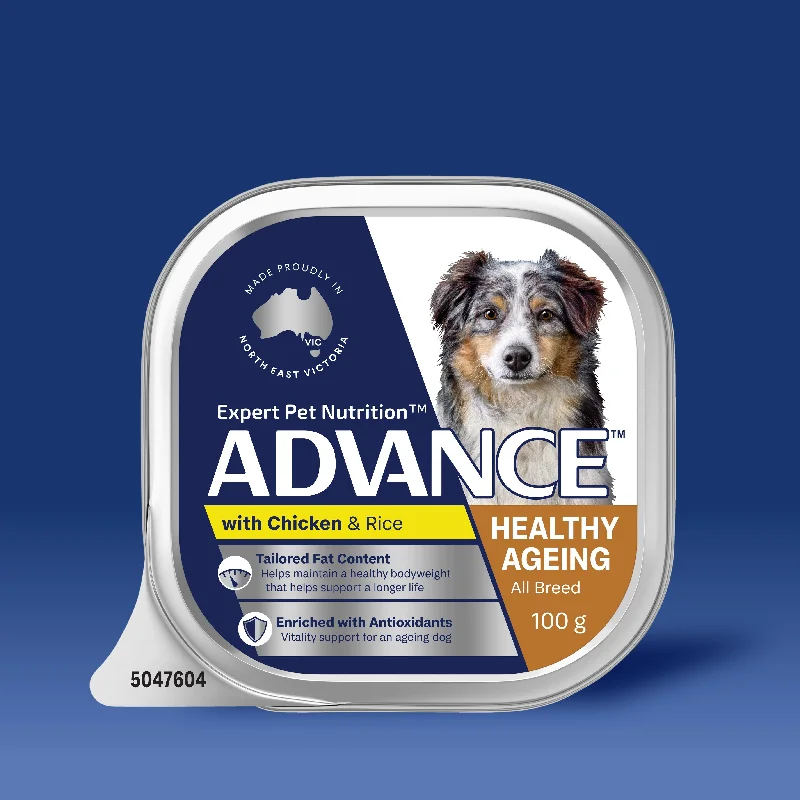 - Pet vitamin complex nutrition tabletsADVANCE™ Healthy Ageing Adult All Breed Chicken with Rice Trays