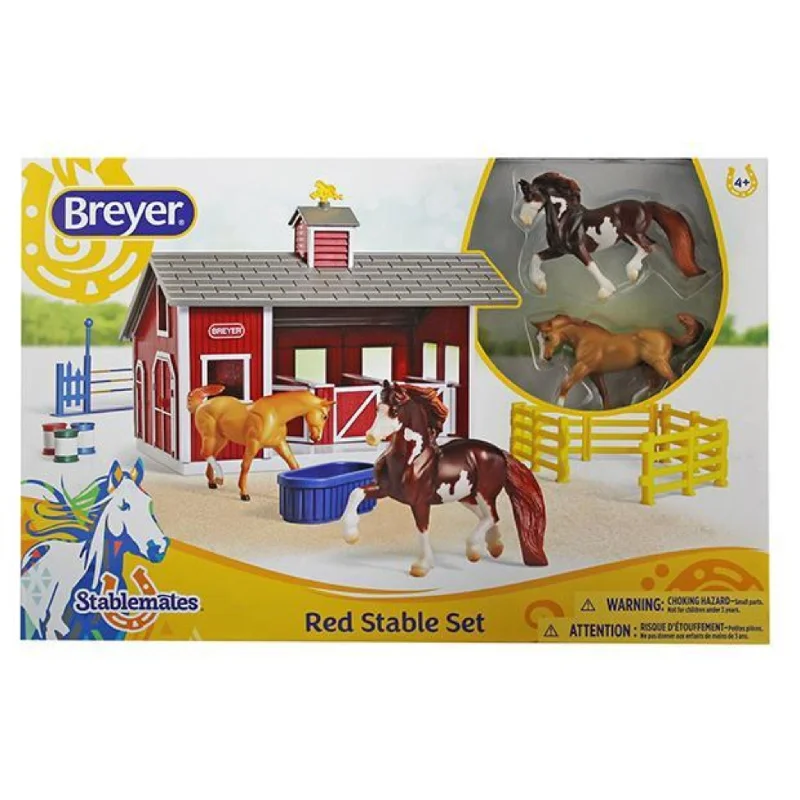 - Dog anti-slip matBreyer Stablemates Red Stable Set