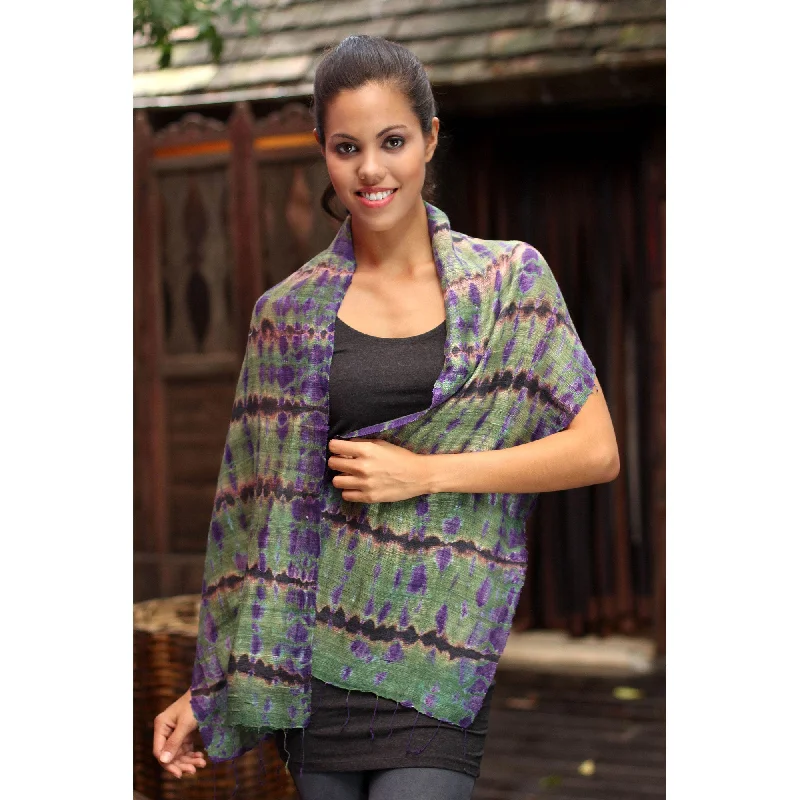- Natural latex pet mattressGreen Wilderness Multicolor Silk Scarf