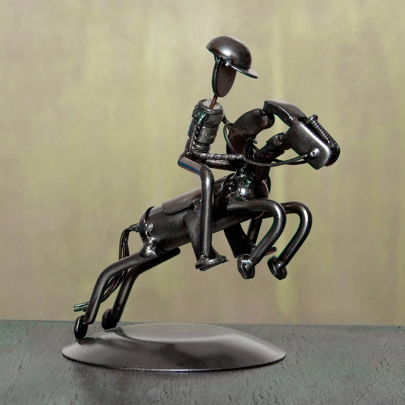 - Cat stress soothing sprayRustic Jockey Metal Sculpture