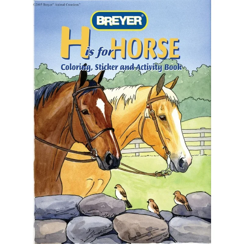- Parrot climbing and standing wooden frameBreyer Activity H is for Horse Book
