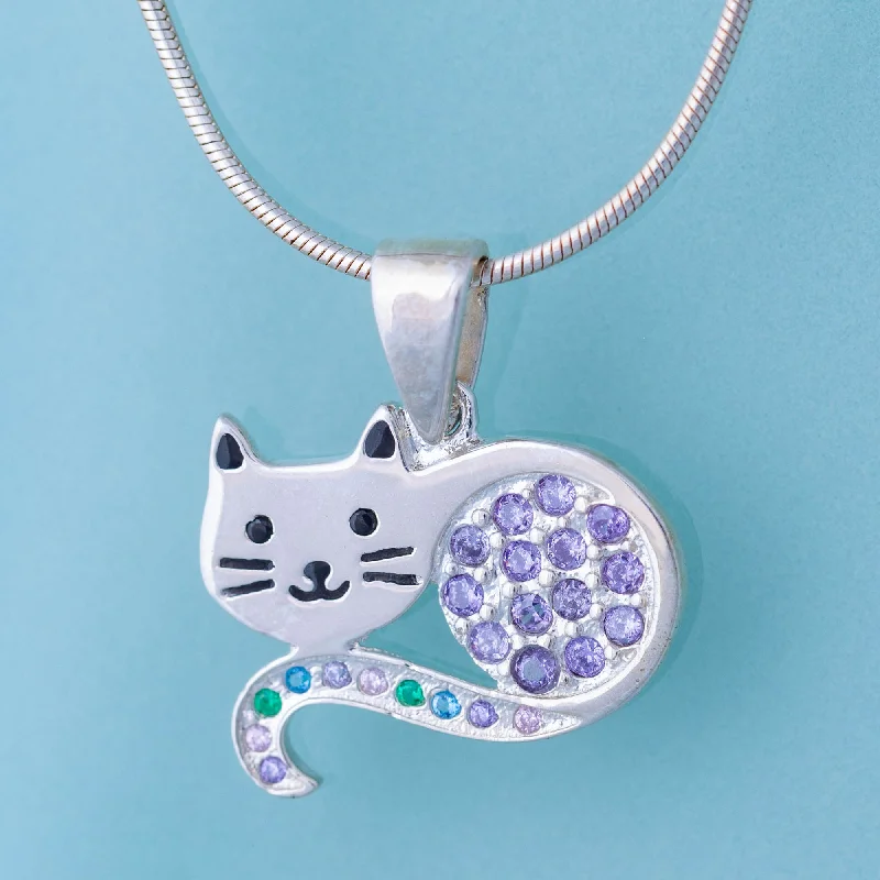 - Pet diabetes prescription foodSweet Kitty Cat Sterling & Crystal Necklace