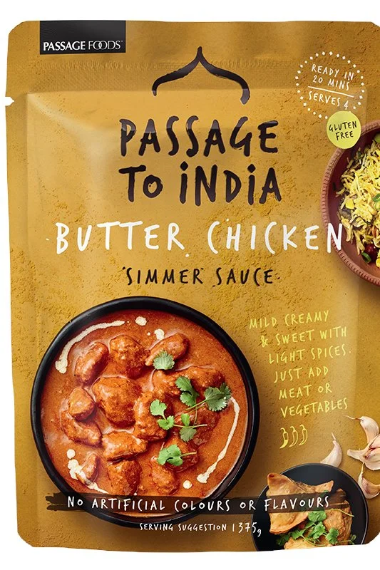 - Foldable and portable cat bagPassage To India Butter Chicken Simmer Sauce 375g
