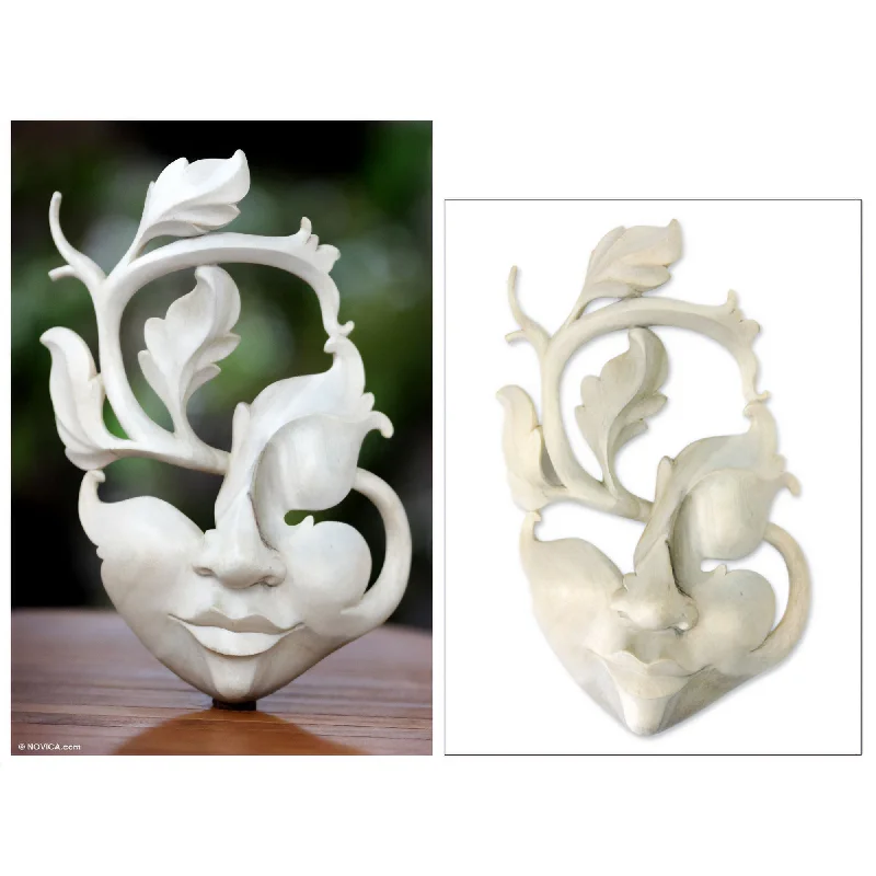 - Automatic temperature adjustment cat bedBlossoming Smile Wall Mask