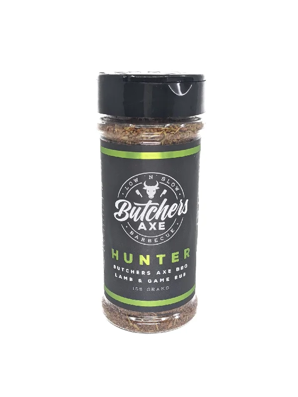 - Organic cotton dog bibsButchers Axe Hunter Lamb & Game Rub 165g