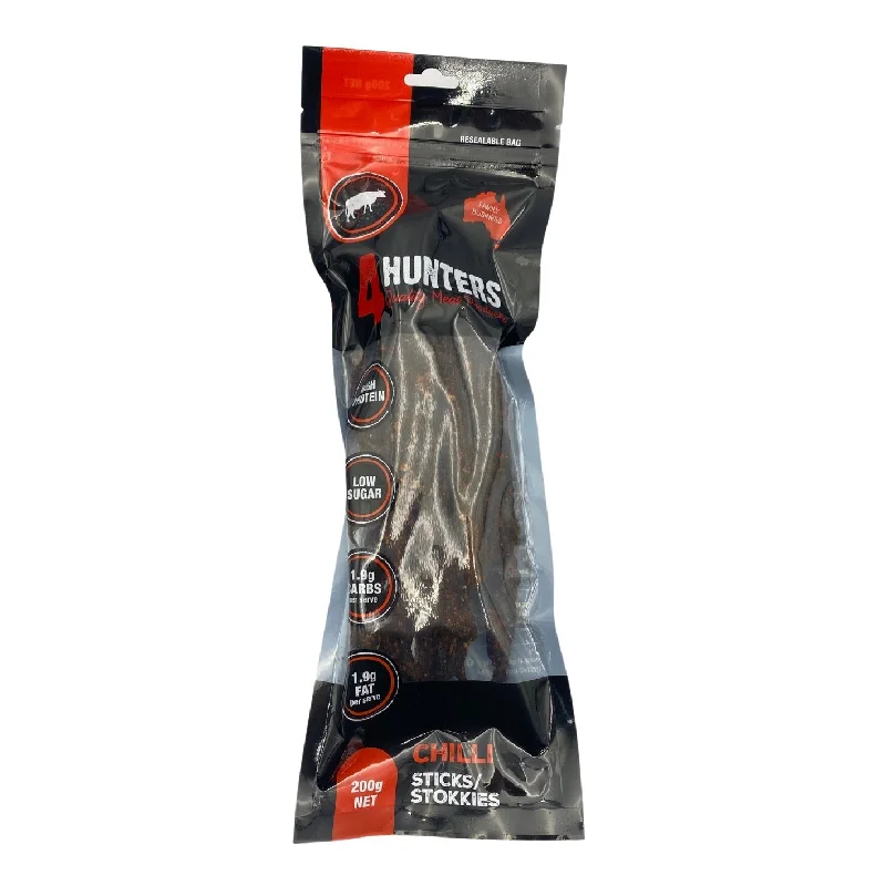 - Organic cotton dog bibs4 Hunters Chilli Jerky Sticks 200g