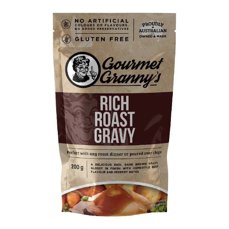 - Car dog seat beltGourmet Granny's Liquid Rich Roast Gravy 200g