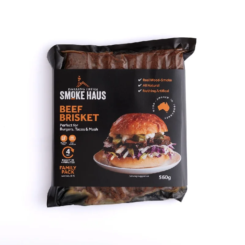 Pet ProductsSmoke Haus Pre-Cooked Beef Brisket Family Pack 560g