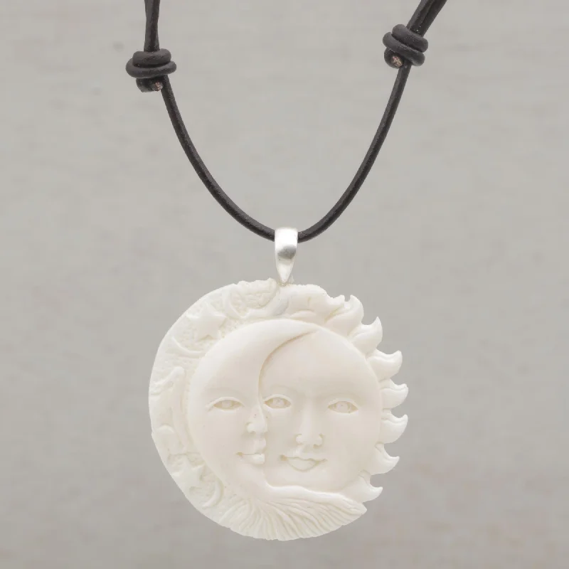 Pet ProductsStellar Guardians Bone & Leather Pendant Necklace