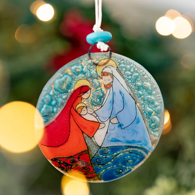 - Automatic induction pet water dispenserNativity Recycled Glass Ornament