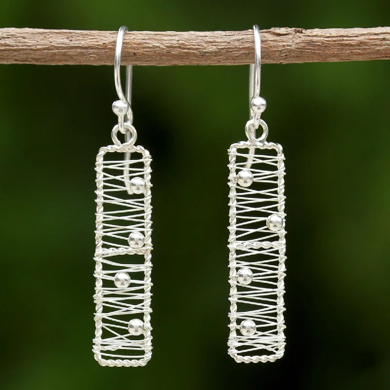 -Non-contact cat thermometerChiang Mai River Silver Dangle Earrings
