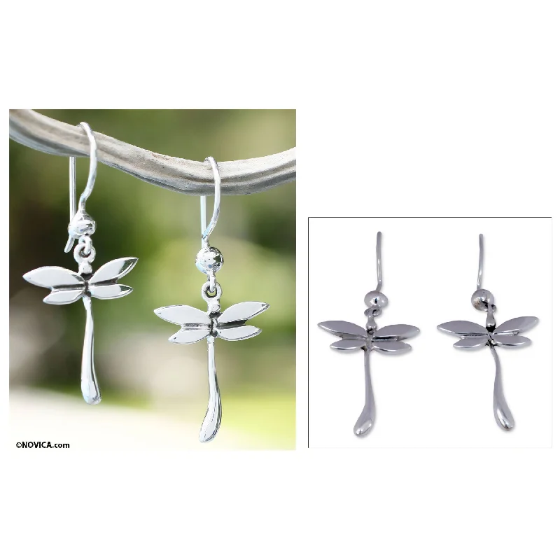  -Anti-scratch sofa protective coverDragonfly Mystery Sterling Silver Earrings