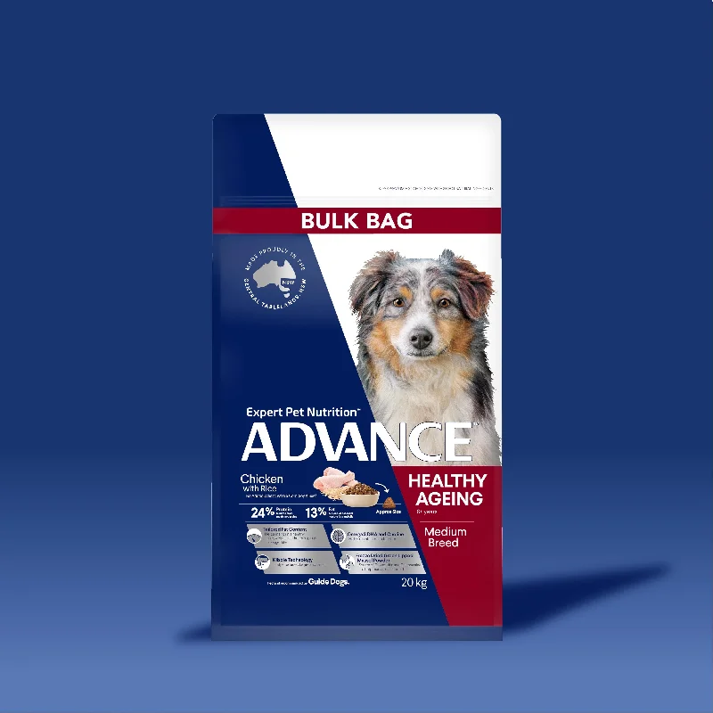- Custom pet birthday cakeADVANCE™ Healthy Ageing Medium Breed Chicken with Rice