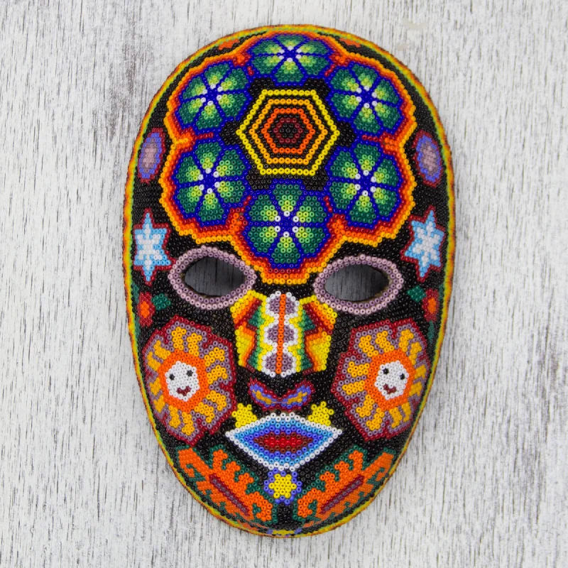 - Teething and chewing toys for puppiesHuichol Charm Beaded Papier Mache Mask