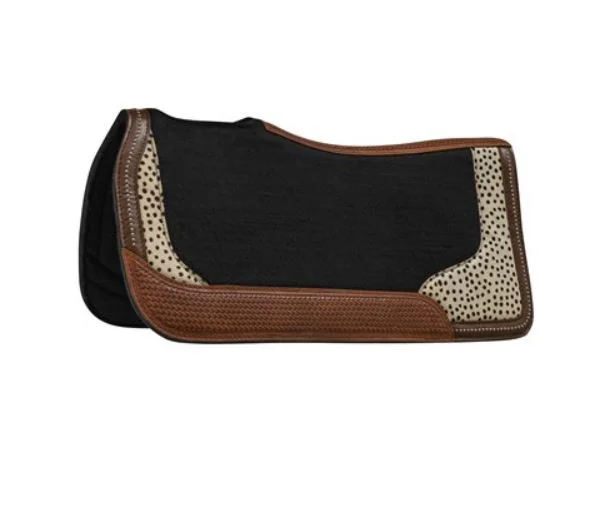 - Custom pet birthday cakeFort Worth Basket Weave Spot Print Felt Saddle Pad