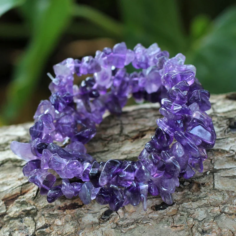 - Dog heart rate monitoring collarWonders Amethyst Beaded Bracelet