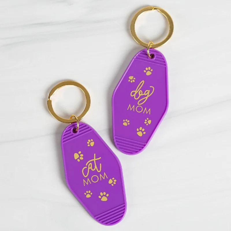  -Splash-proof food bowl AND Anti-choking slow food bowlPet Mom Vintage Style Keychain