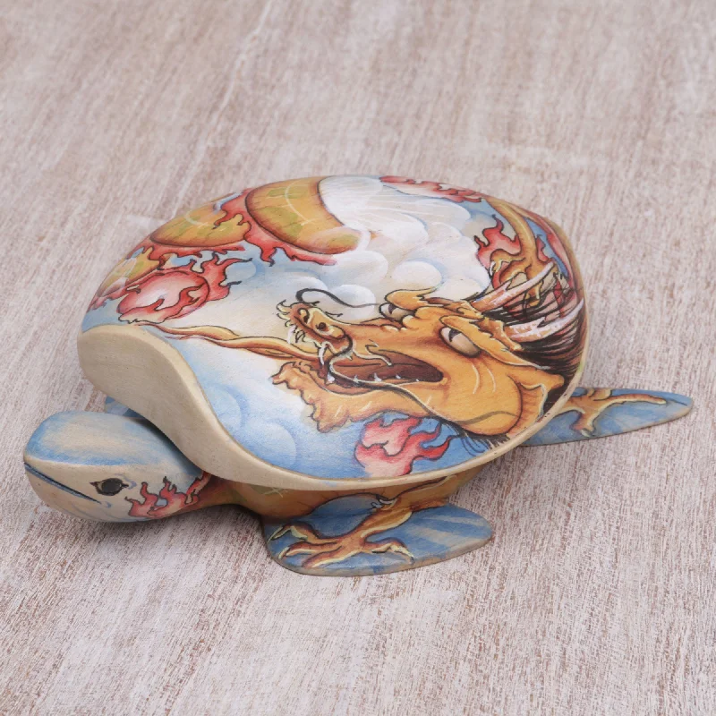 - Dog disposable foam shower gelDragon-Hearted Turtle Wood Jewelry Box