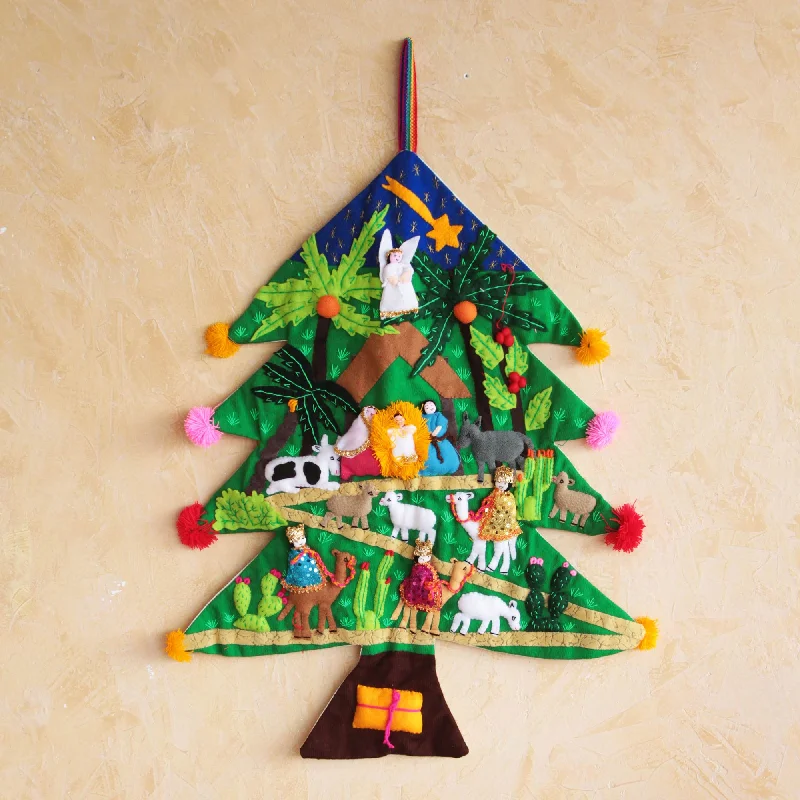 - Rabbit grass rack to prevent waste food boxHappy Nativity Scene Handcrafted Applique Wall Hanging - Rabbit grass rack to prevent waste food boxHappy Nativity Scene Handcrafted Applique Wall Hanging