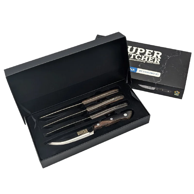 - Chinchilla cooling ice nest ceramic plateSuper Butcher X Tramontina 4pc Steak Knife Set - Chinchilla cooling ice nest ceramic plateSuper Butcher X Tramontina 4pc Steak Knife Set
