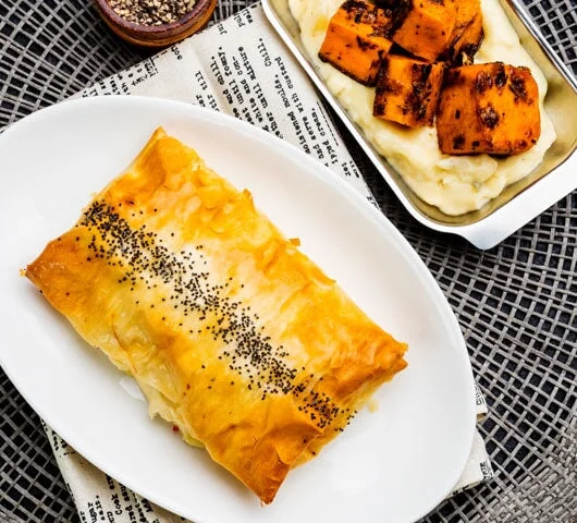 - Organic cotton dog bibsChicken, Bacon & Avocado Filo Pastry