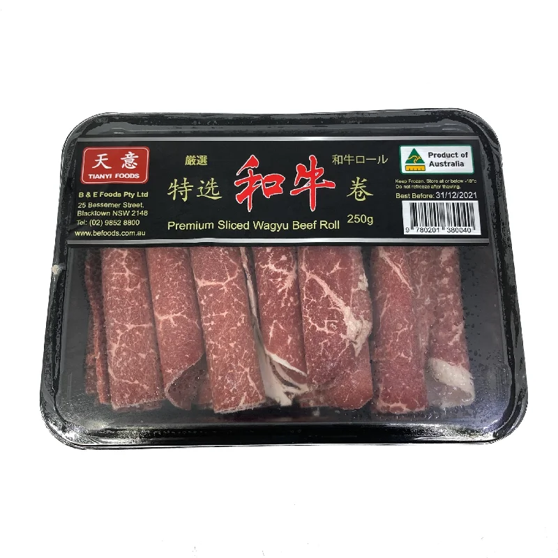 - Foldable and portable cat bagSliced Wagyu Beef Roll 250g