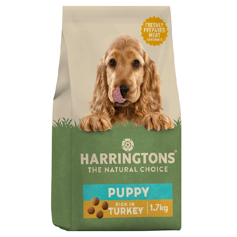 - Air box TSA certified check-inHarringtons Puppy Turkey & Rice 1.7kg