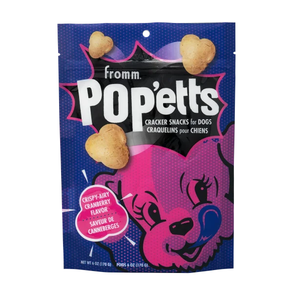 - Dog food improves immunityFromm Dog Pop'etts Crispy Airy Cranberry Cracker Snacks 6 oz
