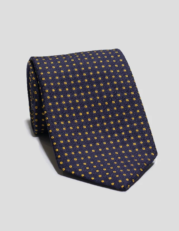 - Solid wood cat climbing frame customizedSILK JACQUARD FOULARD TIE - GOLD/NAVY