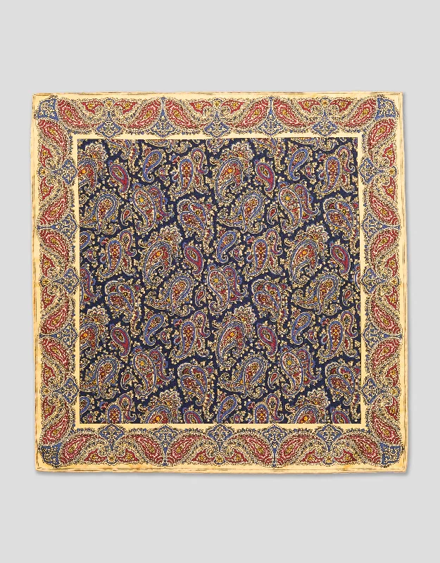 - Dog anti-slip matPAISLEY POCKET SQUARE - NAVY