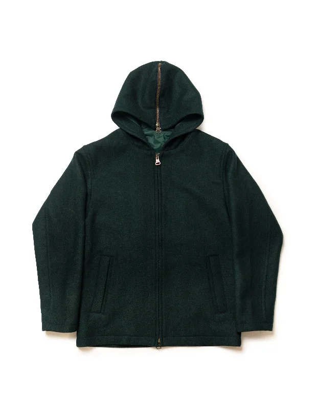 - Remote interactive pet feederZIP UP HOODIE - GREEN