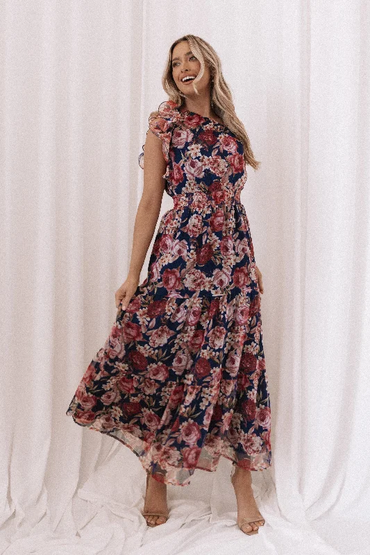 - Durable nylon dog leash wholesaleLayley One Shoulder Maxi Dress - Navy Floral