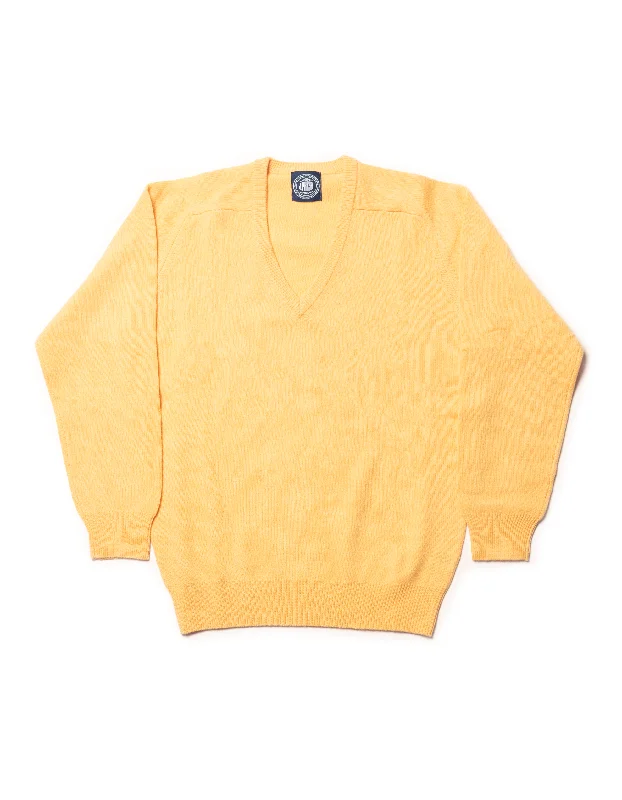 - Pet vitamin complex nutrition tabletsLAMBSWOOL V NECK SWEATER - YELLOW