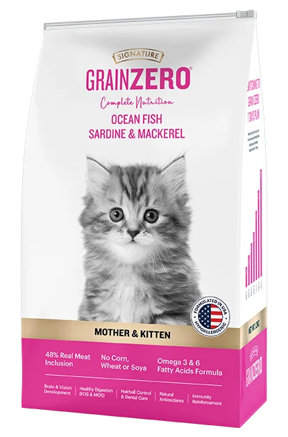    - How is Bricky cat food?  Signature - Grain Zero - Mother and Kitten - Dry Cat food