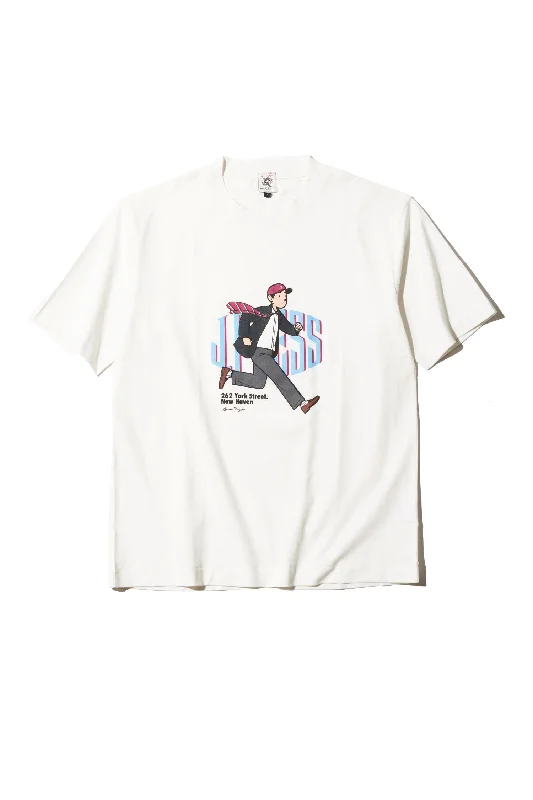 - Organic cotton dog bibsAARON CHANG CREW NECK T SHIRT - WHITE