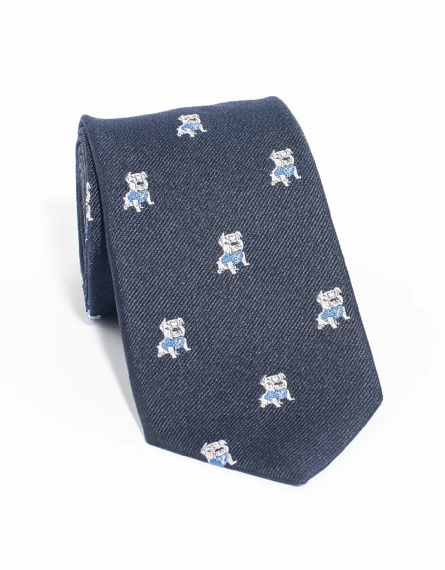 - Pet smart GPS locatorEMBLEMATIC YALE BULLDOG TIE - NAVY