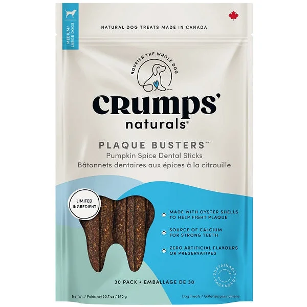 - Dog food recommendations for multi-dog householdsCrumps Plaque Busters 7" Pumpkin