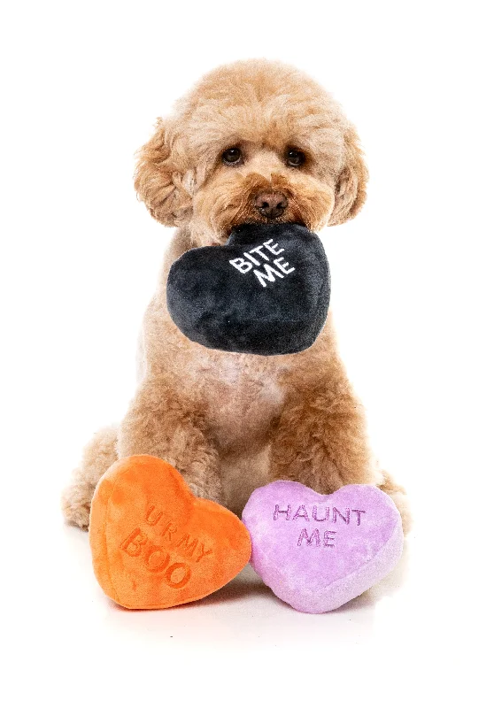- Deodorizing cat litter tofu litterSpooky Candy Hearts 3PK Dog Toy